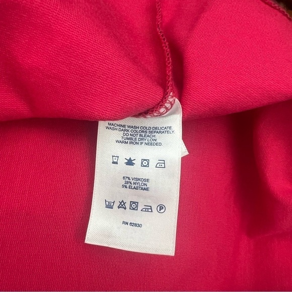 Lands End Women Sz 10 Sleeveless Ponte Knit Floral Sheath Dress Paisley Pockets - Picture 12 of 12